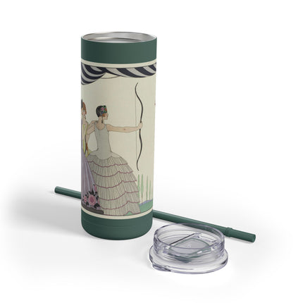 Visez au coeur, belles dames! by George Barbier Skinny Matte Tumbler, 20oz