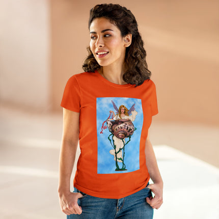 Enchanting Serenity Women's Midweight Cotton Tee
