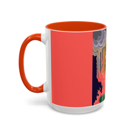 The Firebird's Awakening Colorful Mug (11oz, 15oz) – Ballet Fantasy, Mythic Fire & Art Deco Drama