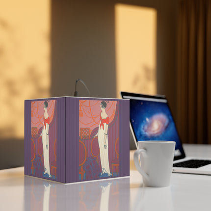 L’Entracte by Georges Lepape Light Cube Lamp