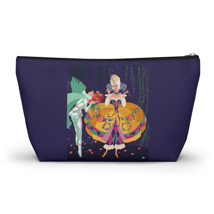 Enchanted Courtship Cosmetic Bag – Whimsical Elegance & Floral Romance