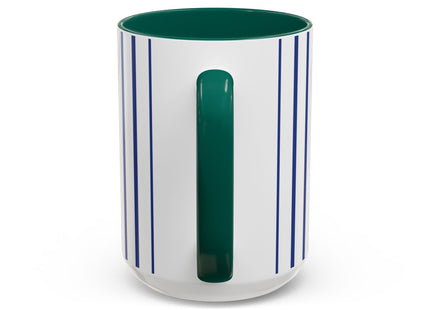 Snowman in Falling Snow Colorful Mugs (11oz, 15oz)