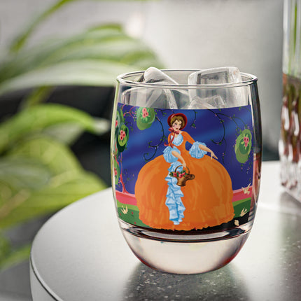 Spring Whispers Whiskey Glass