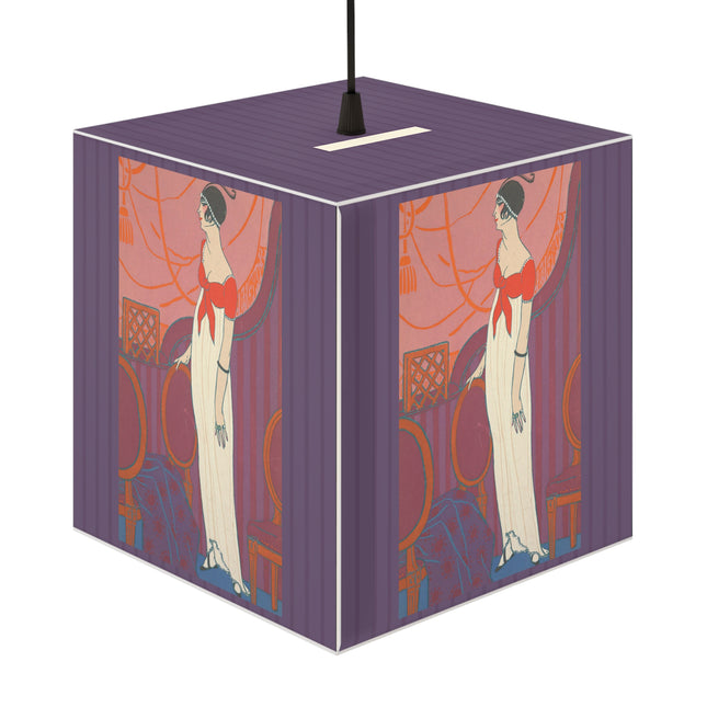 L’Entracte by Georges Lepape Light Cube Lamp