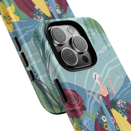 🌹🌿 The Willow Garden Promenade Phone Case – Art Deco Floral Elegance