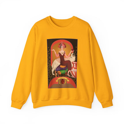 January & Garnet (from the Gem Series) by Sofia Chiostri Heavy Blend™ Crewneck Sweatshirt