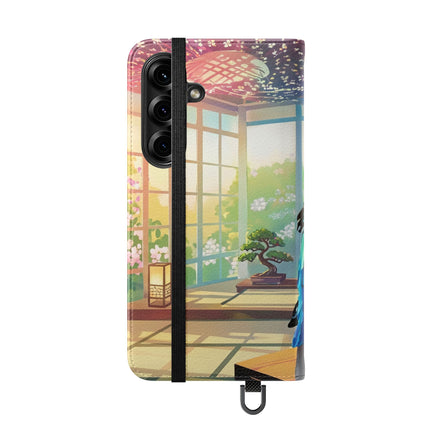 🎧🦜 Parrot DJ Flip Case – Neon Beats & Cyber Groove