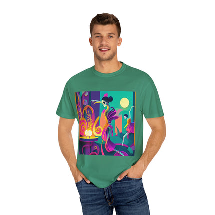 Dance of the Skeleton Ballerinas Unisex Garment-Dyed T-shirt