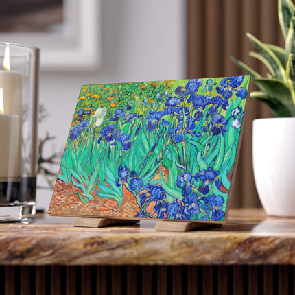 Irises by Vincent Van Gogh Ceramic Tile