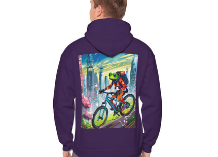 Cyberpunk Frog – Heavy Blend™ Hooded Sweatshirt