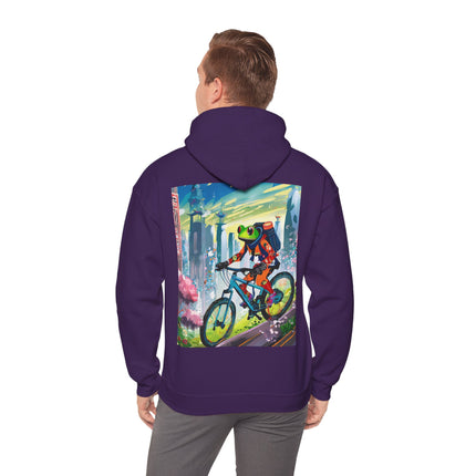 Cyberpunk Frog – Heavy Blend™ Hooded Sweatshirt