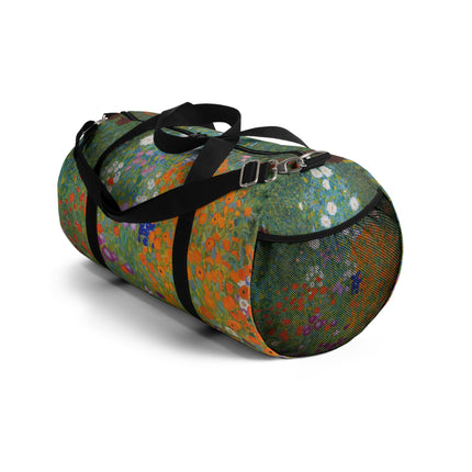 Cottage Garden by Gustav Klimt Duffle Bag