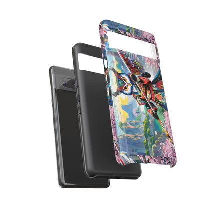 Cyberpunk Samurai Owl Phone Cases
