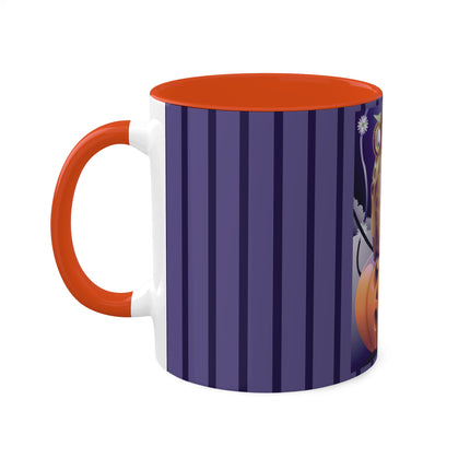 The Startled Pumpkin Colorful Mugs, 11oz
