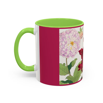 Dahlia Flower by Tanigami Kônan Colorful Mugs (11oz, 15oz)