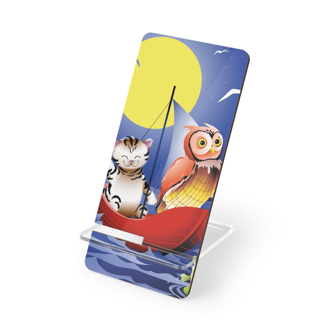 Embarking on a Moonlit Journey Mobile Display Stand for Smartphones