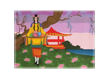 Elegance and Blooms Acrylic Art Block