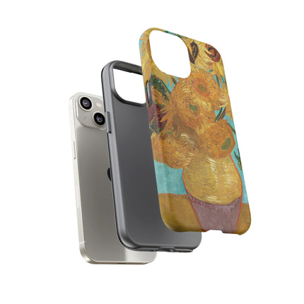 Vase with Twelve Sunflowers by Vincent Van Gogh Phone Cases