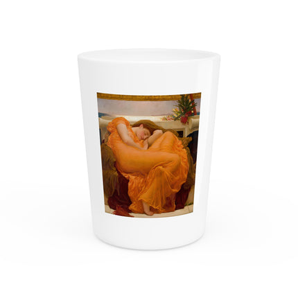 Flaming June by Frederic Leighton Ceramic Shot Glass