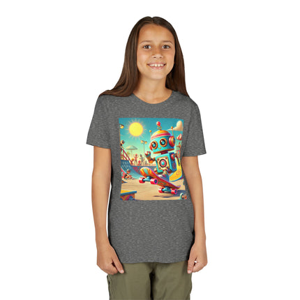 Skate Park Robot Youth Short Sleeve Tee