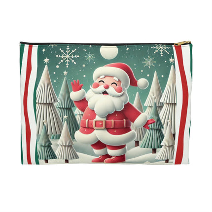 Santa's Joyful Night Accessory Pouch