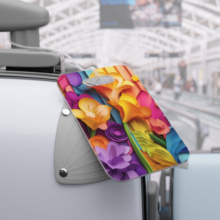 The Graceful Freesia Luggage Tags