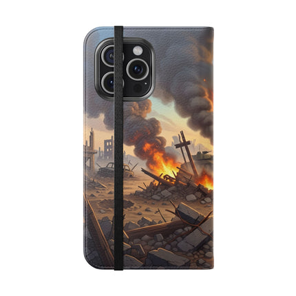 🦉🌟 The Owl on the Front Lines Flip Case – Courage & Quiet Strength