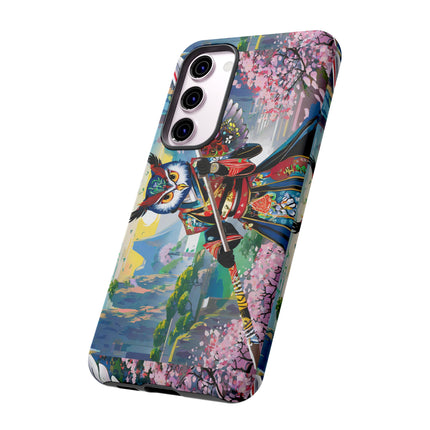 Cyberpunk Samurai Owl Phone Cases