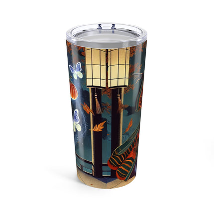 Court Magician with Ghost Butterflies Tumbler 20oz