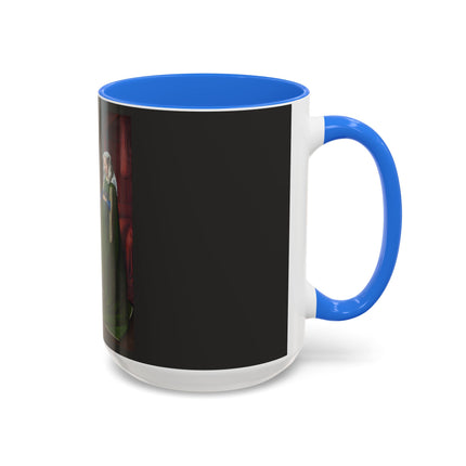 Arnolfini Portrait by Jan Van Eyck Colorful Mugs (11oz, 15oz)