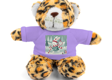 Candy Cane Timekeeper Bunny Stuffed Animals with Tee
