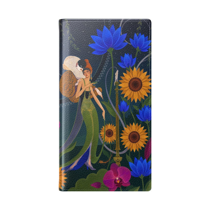 🌙🕯️ The Lady Of The Midnight Garden Flip Case – Art Deco Nocturne