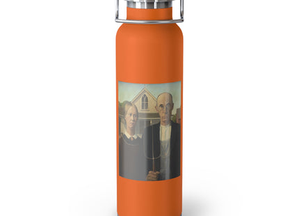 American Gothic by Grant Wood Copper Vacuum Insulated Bottle, 22oz