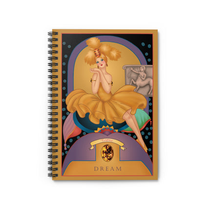 November & Topaz (from the Gem Series) by Sofia Chiostri Spiral Notebook - Ruled Line