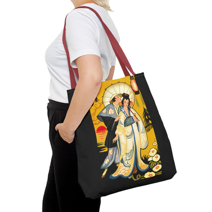 Golden Embrace Tote Bag (AOP)