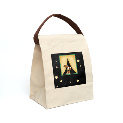 Playful Paws Canvas Lunch Bag With Strap