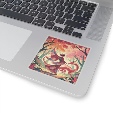 The Dragon Fairy’s Dance Kiss-Cut Stickers (4 Sizes)