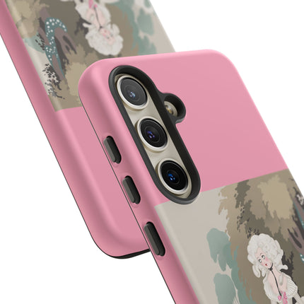 Rococo Garden Reader Phone Case – Whimsical Elegance & Timeless Charm