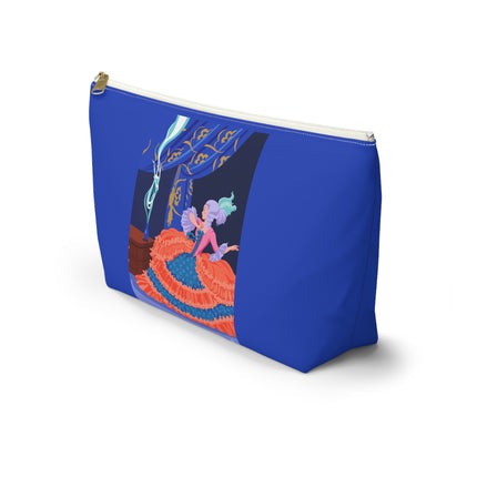 Rococo Stage Siren Cosmetic Bag – Theatrical Grace & Elegant Drama