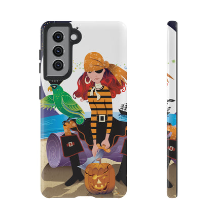 Moonlit Pirate Halloween Phone Cases