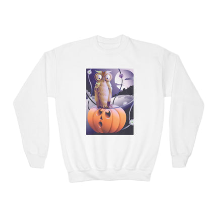 The Startled Pumpkin Youth Crewneck Sweatshirt