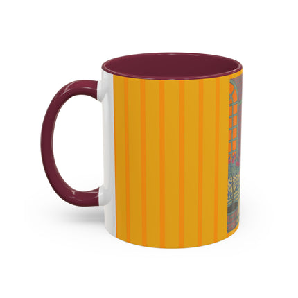 Sur Les Marches Du Jardin by Georges LePape Colorful Mugs (11oz, 15oz)