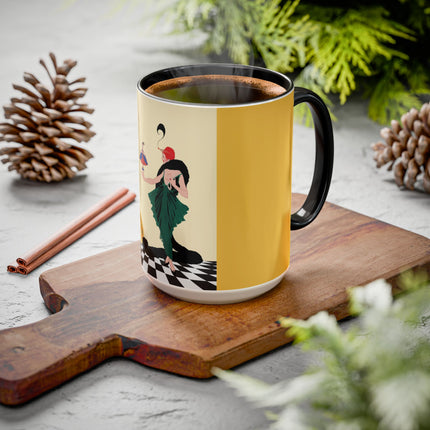 The Marionette Colorful Mugs – Theatrical Glamour & Cabaret Elegance