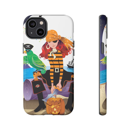 Moonlit Pirate Halloween Phone Cases