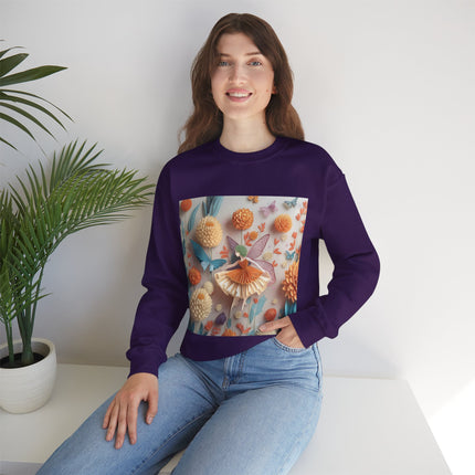 Dahlia Fairy Unisex Heavy Blend™ Crewneck Sweatshirt