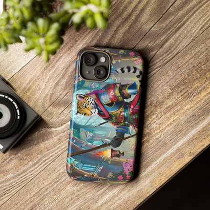 Cyberpunk Leopard Phone Cases