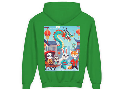 The Little Dragon and Friends Youth Heavy Blend Hooded Sweatshirt