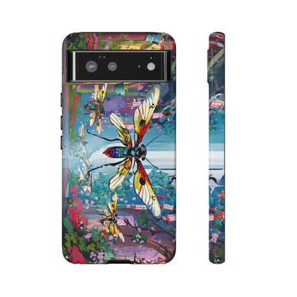 Neon Swarm Phone Cases