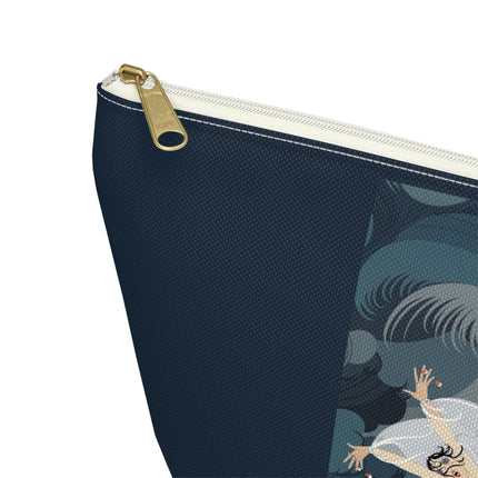 Flame of the Tempest Cosmetic Bag – Fiery Drama & Elemental Grace