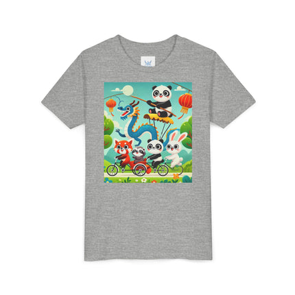 Rolling Along Together Youth Short Sleeve Tee
